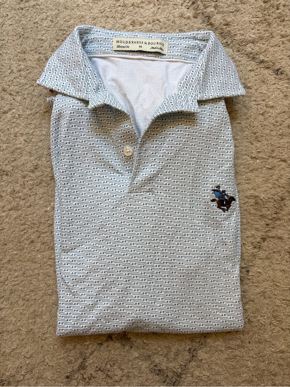 Holderness & Bourne x Sleepy Hallow Polo Golf Shirt M